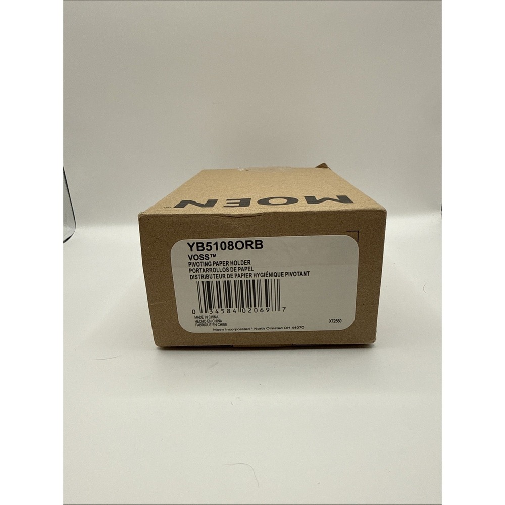 Moen YB5108ORB Voss Double Post Pivoting Toilet Paper Holder - Oil-Rubbed Bronze